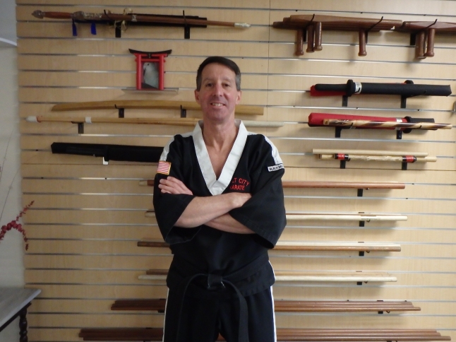 Mr. Jeffrey C. Bertolo Sensei-Dojo Cho 7th Dan. Traditional Japanese Karate-Do