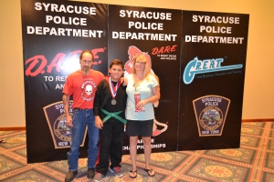 Syracuse Police D.A.R.E Karate Championship 2015 - Salt City Karate Team
